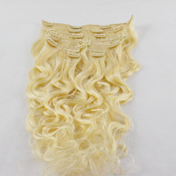 613 curl hair extensions with clips  LJ
